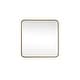 preview thumbnail 1 of 9, Elegant Lighting MR802424 Evermore 24" W x 24" H Transitional Square Brass