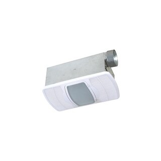 Shop Air King Ak965 70 Cfm 3 5 Sone Ceiling Mounted Exhaust Fan With Heater White Overstock 13377820