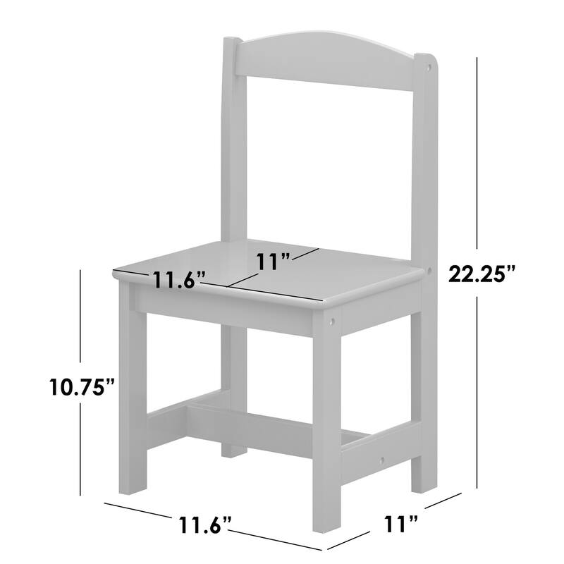 Simple Living White 3-piece Hayden Kids Table/Chair Set