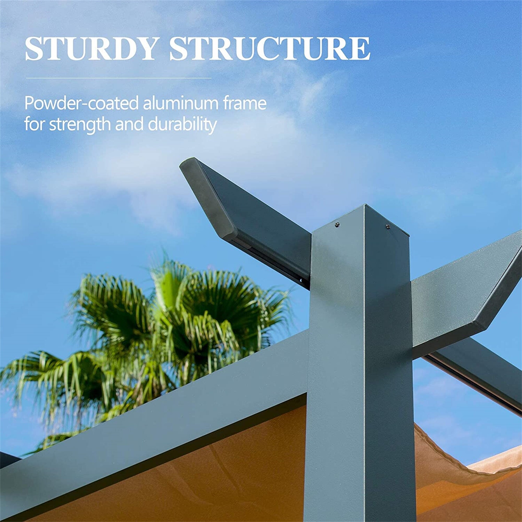 Canopy Aluminum Garden Pergola - Bed Bath & Beyond - 40544387