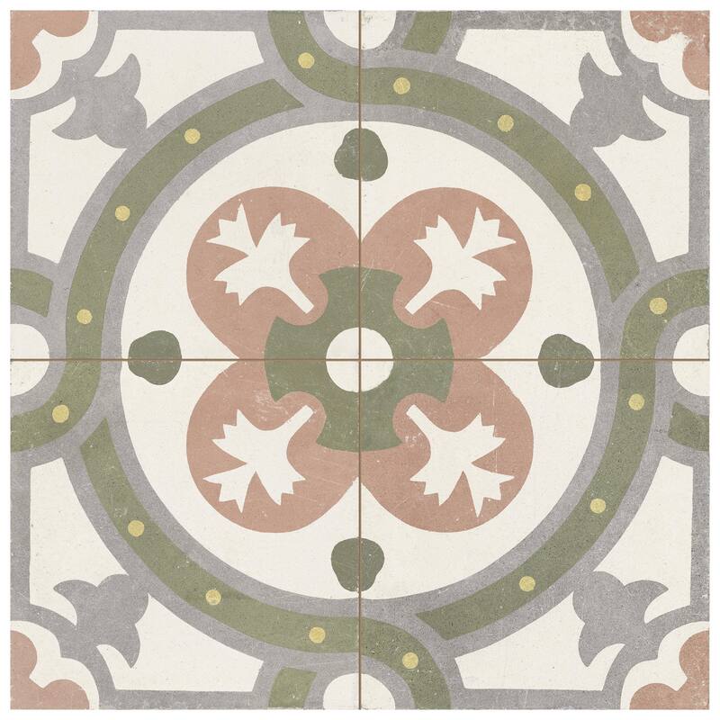 Merola Tile Kings Paname Concorde 17-5/8" x 17-5/8" Ceramic Floor and Wall Tile
