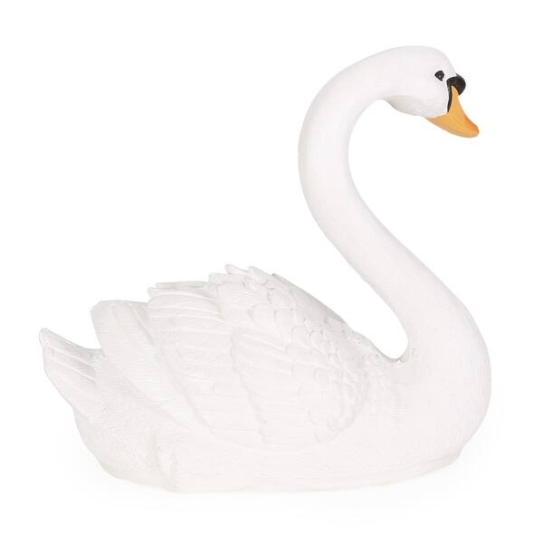 Krass Outdoor Swan Garden Statue By Christopher Knight Home