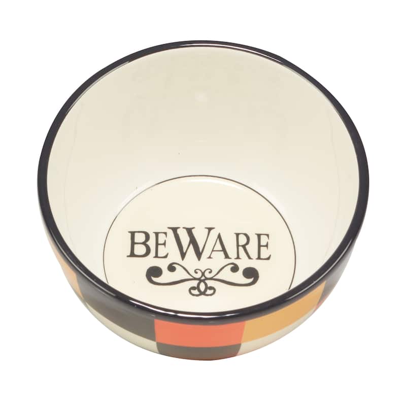 Certified International Spooky Halloween 5.5" Ice Cream/Dessert Bowl, Set of 4 - 24 oz.