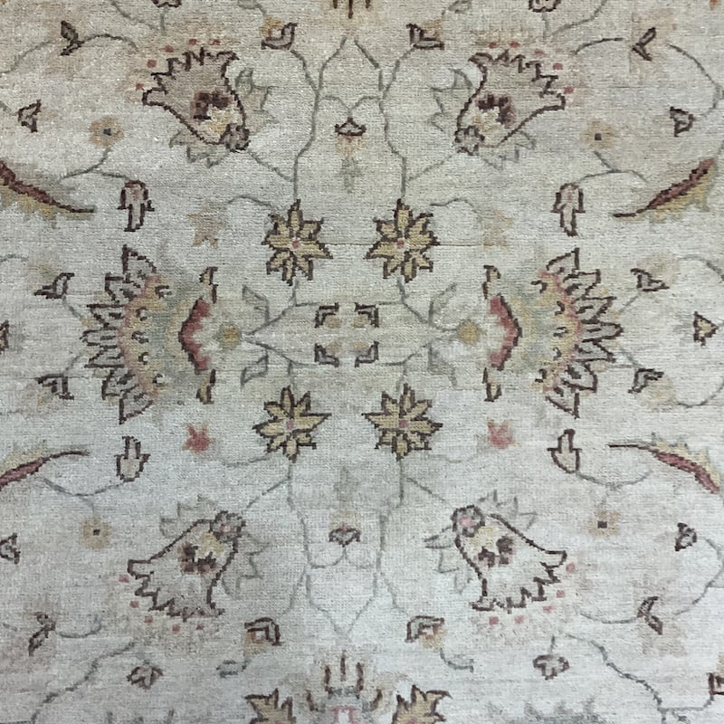 HERAT ORIENTAL Handmade Vegetable Dye Oushak Wool Rug - 3'11" x 5'8"