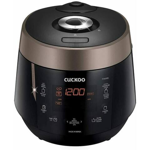 Cuckoo CRP-P0609S 6 Cup Electric Pressure Rice Cooker