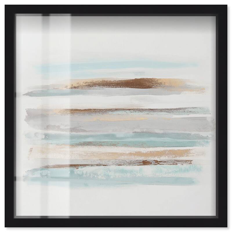 Baraquas II Shadowbox by Art Remedy - Black - 24" x 24"