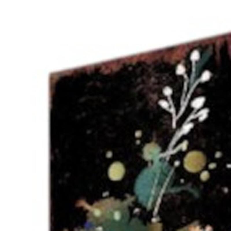 HomeRoots 42" Black White And Green Solid Wood Halloween Ghost Garden Stake