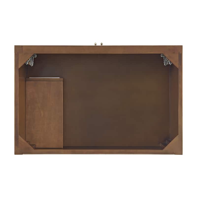 James Martin Vanities Myrrin 36" Vanity, Mid Century Walnut
