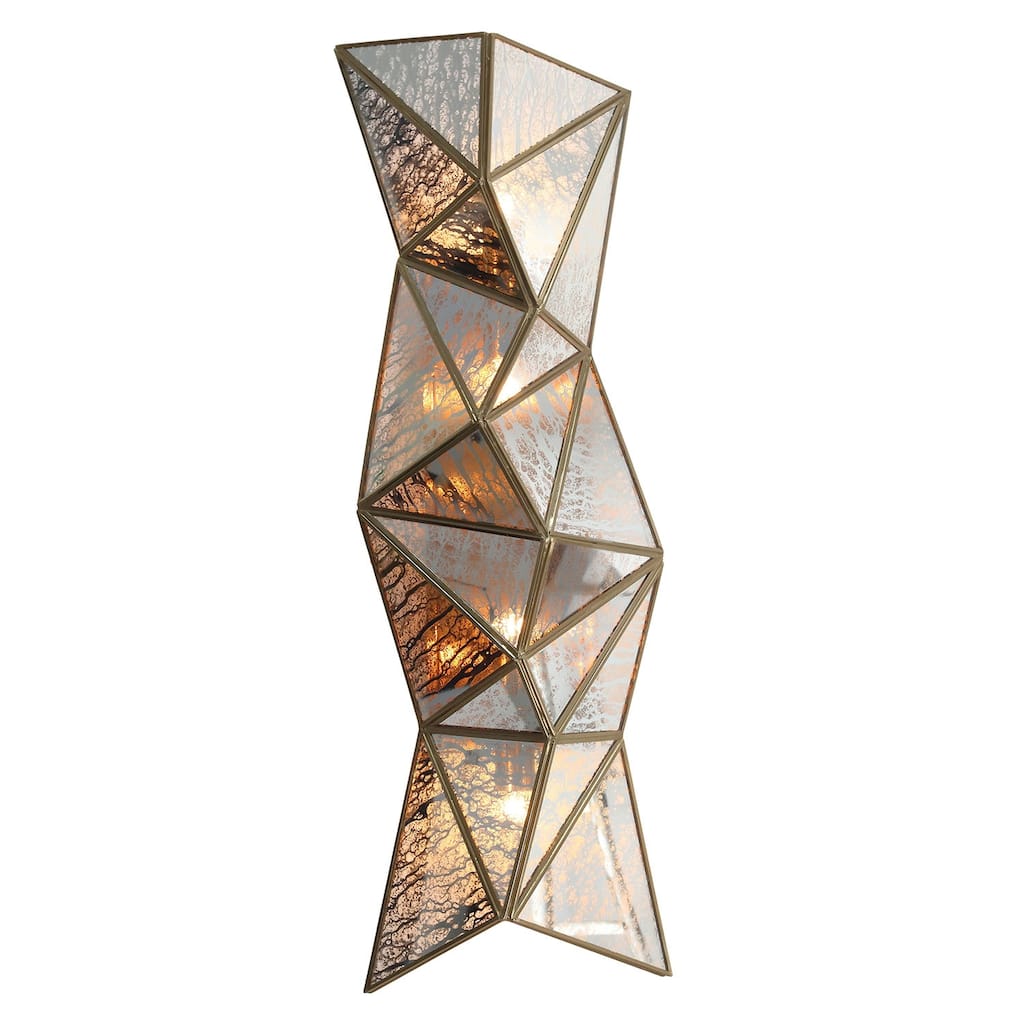 Metropolitan N1694 Geo-Gem 4 Light 28" Tall Wall Sconce