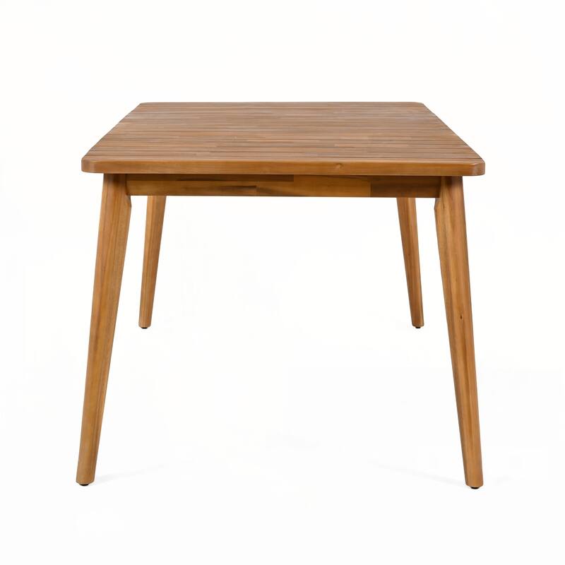 Acacia Wood Dining Table 6-Person Outdoor Table