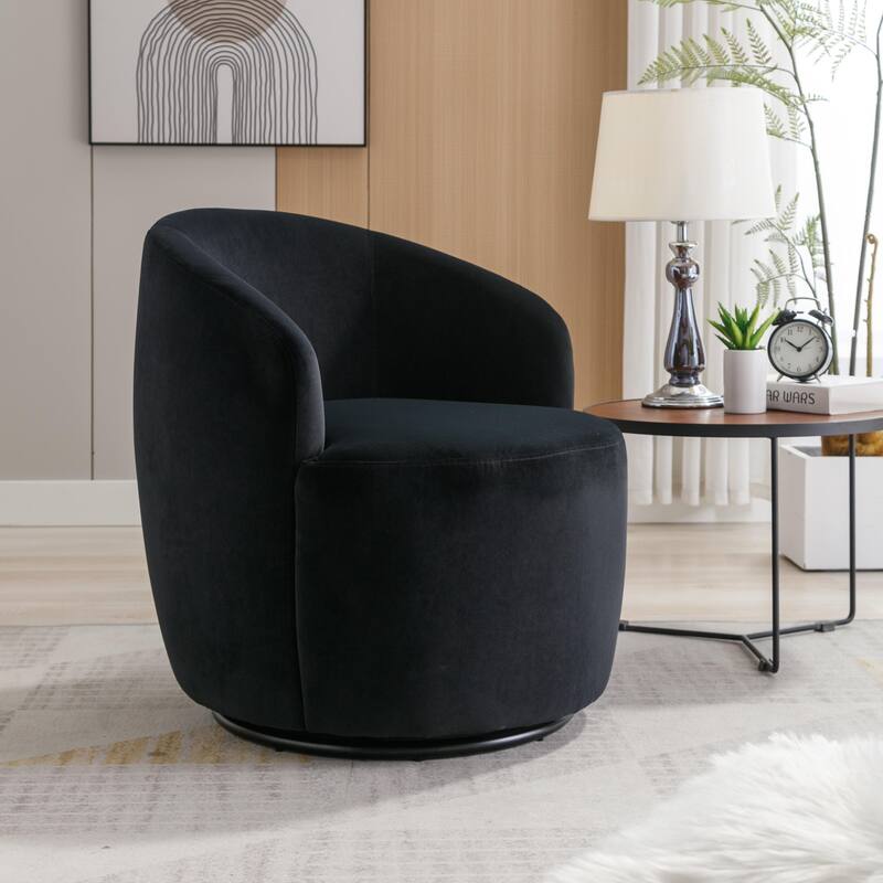 Black Powder Coated Metal Base Chair - Black