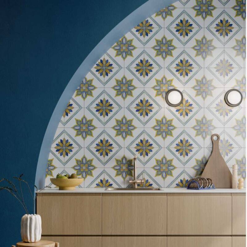 Monastery 8in x 8in Porcelain Floor and Wall Tile