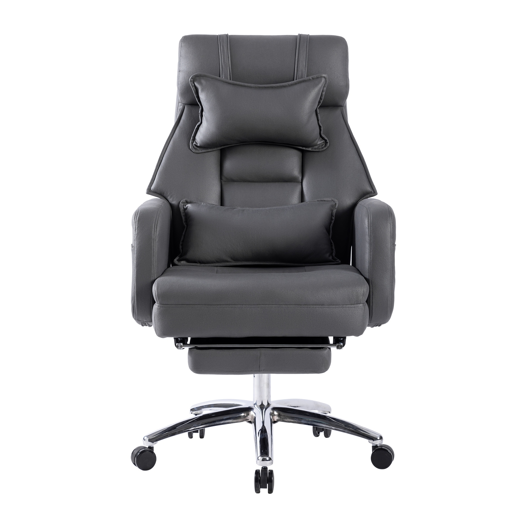 Office Chair Computer Chair with Hidden Footrest Swivel Chair
