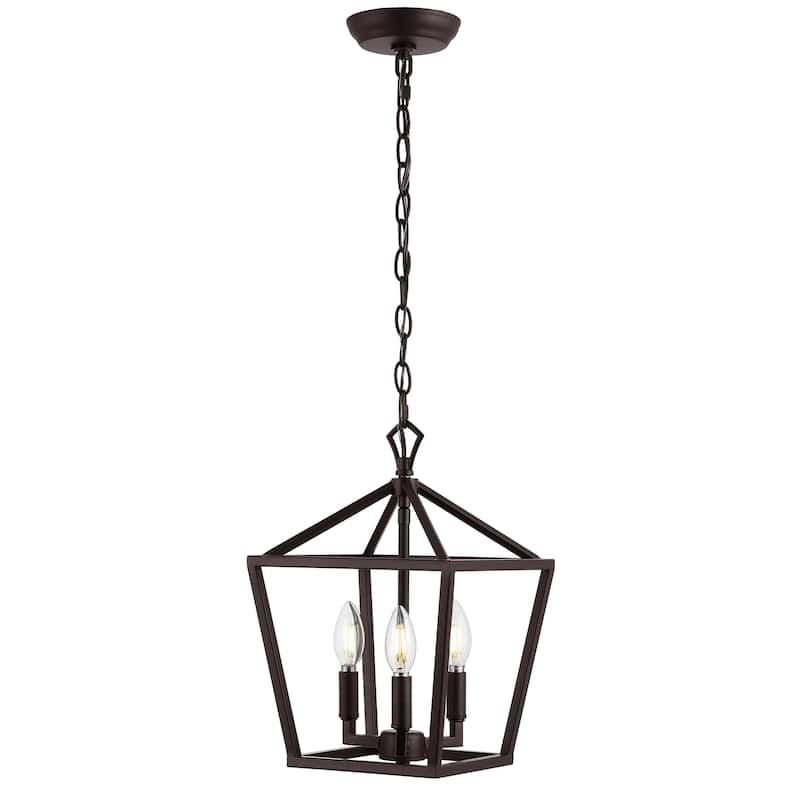 Marion Lantern Metal LED Pendant, by JONATHAN Y