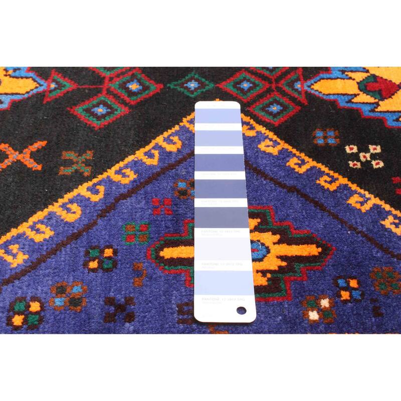 ECARPETGALLERY Hand-knotted Teimani Indigo Wool Rug - 2'6 x 4'3