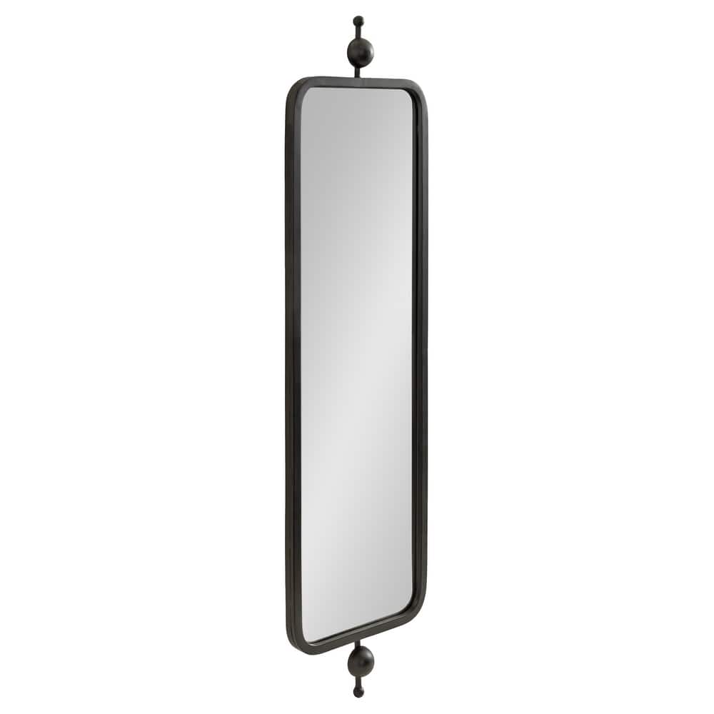 Kate and Laurel Kasota Slim Rectangle Mirror Metal