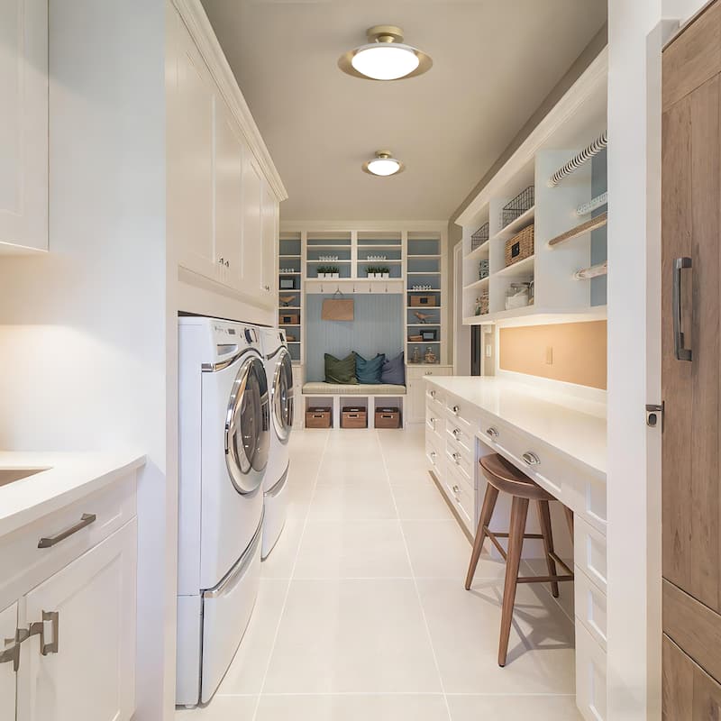 11.8-in W LED Compatible Mid-Century Modern Semi Flush Mount Ceiling Light