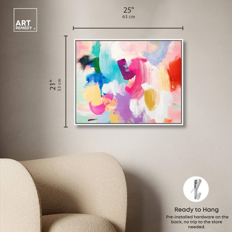 Pigment Play II Canvas by Art Remedy