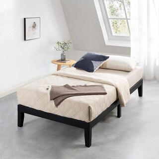 Classic Natural Solid Wood Platform Bed Frame