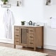 preview thumbnail 56 of 177, Altair Hadiya Bathroom Vanity with Composite Stone Countertop without Mirror
