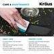 preview thumbnail 11 of 16, KRAUS Forteza Granite 33 inch Undermount Drop-in Kitchen Sink