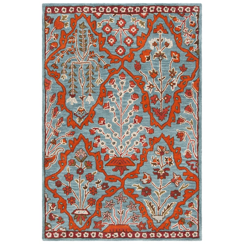 SAFAVIEH Handmade Wyndham Iori Modern Wool Rug