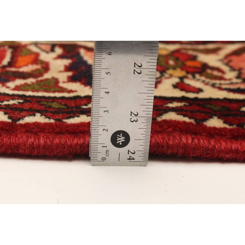 ECARPETGALLERY Hand-knotted Andelz Red Wool Rug - 3'8 x 10'0