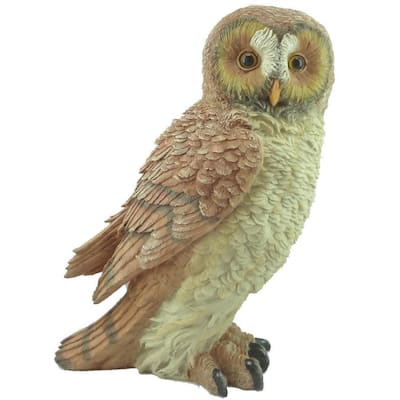 Brown Owl Figurine