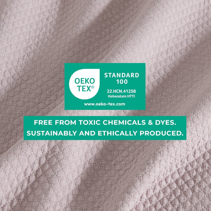 Linery & Co. Soft Stonewashed Stitched Lightweight Quilt Set