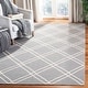 preview thumbnail 6 of 70, SAFAVIEH Handmade Flatweave Dhurries Tara Moroccan Wool Rug 3' x 5' - Grey/Ivory