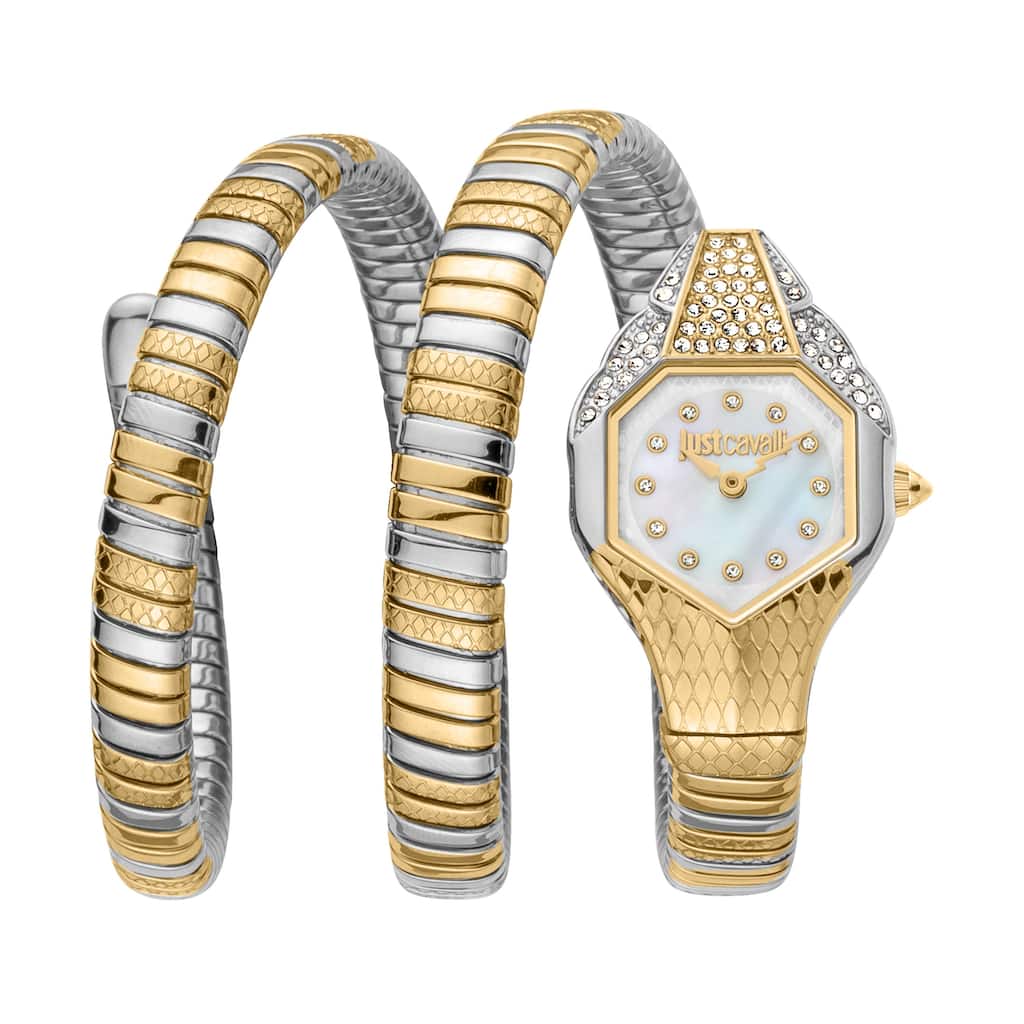 Just Cavalli Women's JC1L193M0055 Quartz Watch - Two-Tone