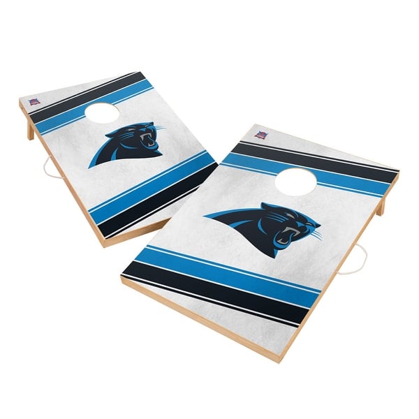 slide 2 of 5, Carolina Panthers NFL Regulation 2x4 Cornhole Set