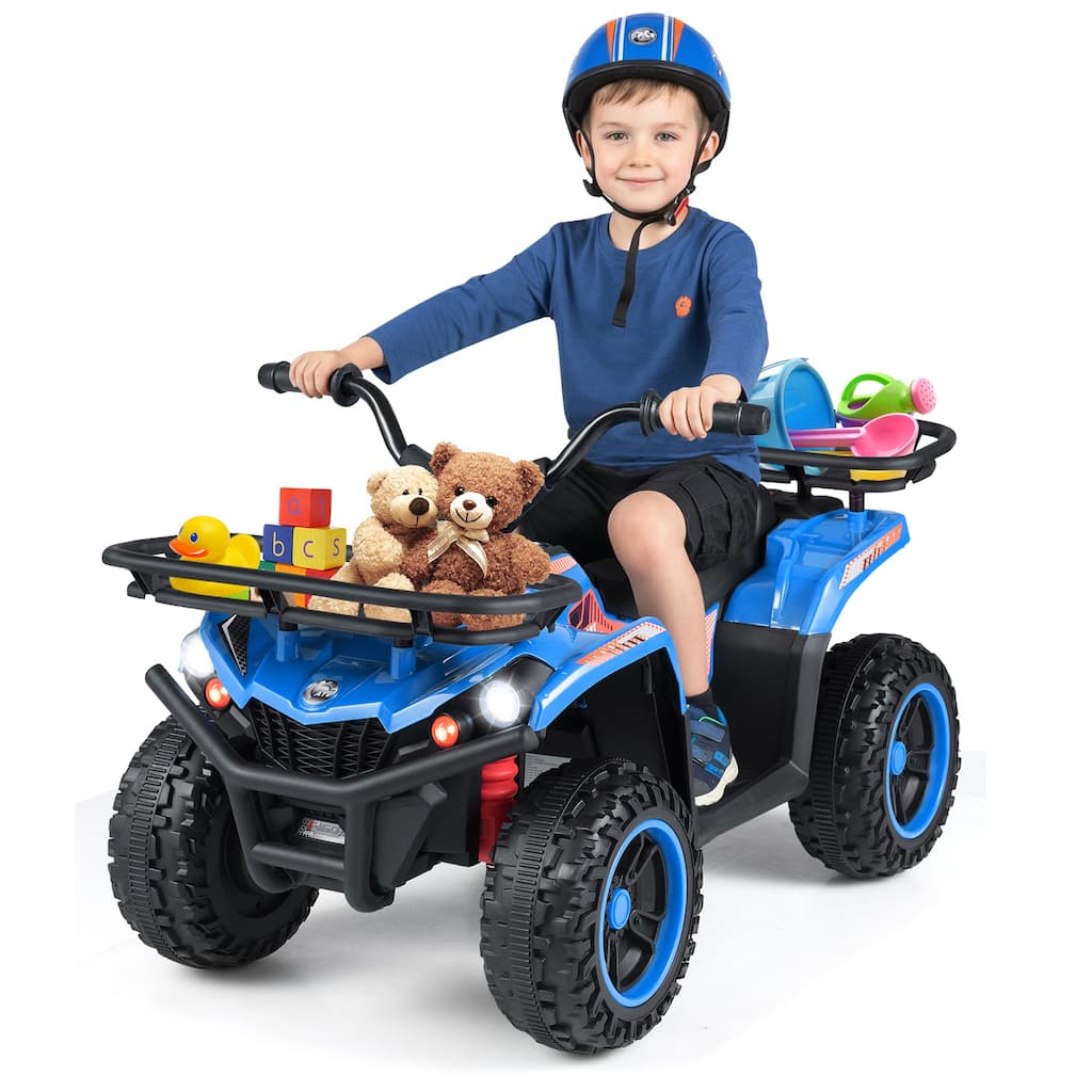 Gymax Electric ATV for Kids 24V 4-Wheeler Ride on Toy w/ Slow Start