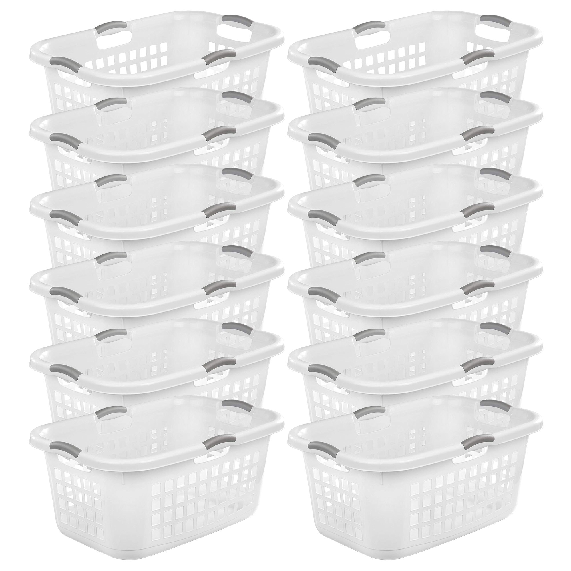 https://ak1.ostkcdn.com/images/products/is/images/direct/a03ee615eae31f91c6b478a87feeb4ced4776f80/Sterilite-Ultra-2-Bushel-Plastic-Stackable-Laundry-Basket-Bin%2C-White-%2812-Pack%29.jpg