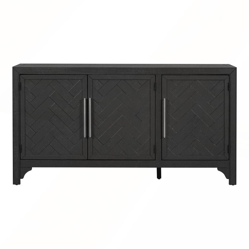 Designed Storage Cabinet Sideboard with Adjustable Shelves