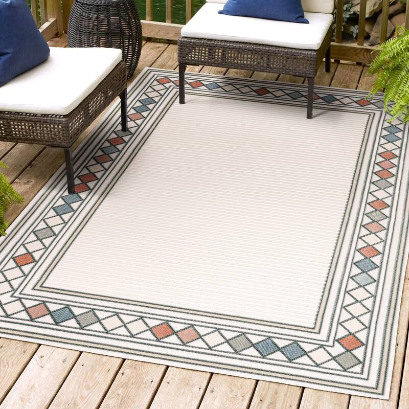 JONATHAN Y Star Abstract Swirl Area Rug