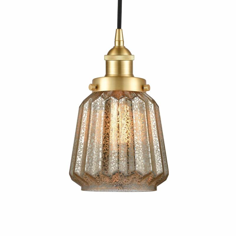 Innovations Lighting 616-1PH-12-7 Chatham Pendant Chatham 7" Wide Mini - Satin Gold / Mercury