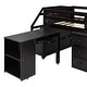 preview thumbnail 31 of 49, Twin Loft Bed with Desk, Drawers & Storage Stairs