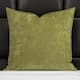 Mixology Padma Washable Polyester Throw Pillow - 18 x 18 - Olive