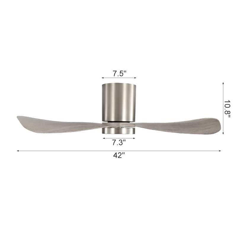 MLiAN 42 inch 3 ABS Blades Smart LED Ceiling Fan with Remote...