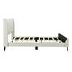 preview thumbnail 10 of 72, Twin/Full/Queen Size Velvet Upholstered Platform Bed Frame with Headboard and Wooden Slats Support, No Box Spring Needed