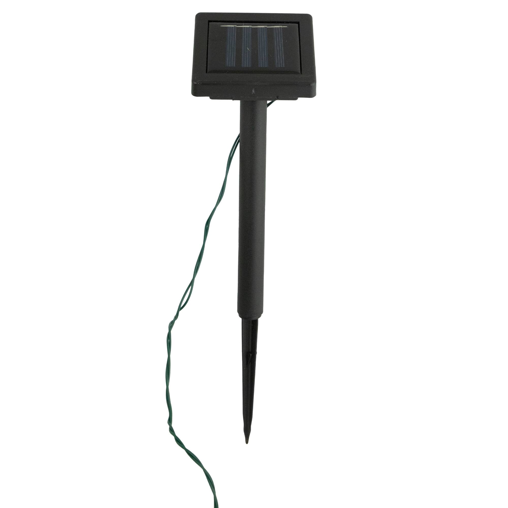 Set of 3 Solar Lighted Artificial Eugenia Topiary Balls Warm White