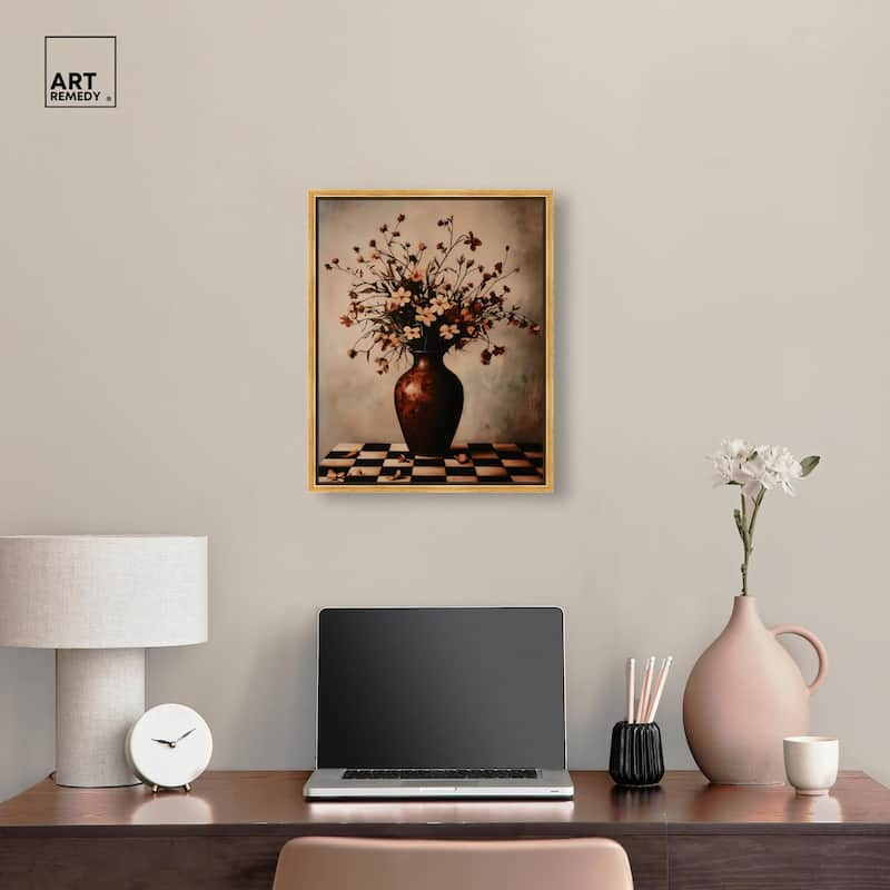 Antique Anthos Aria Canvas by Art Remedy