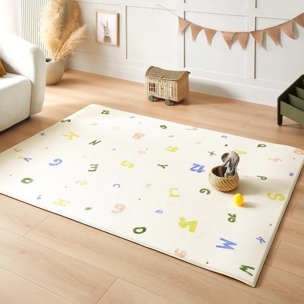 slide 2 of 10, Tiny Land® Double-Sided Baby Playmat Alphabet Adventure 1 & Up
