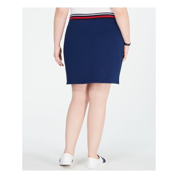 tommy hilfiger navy blue skirt
