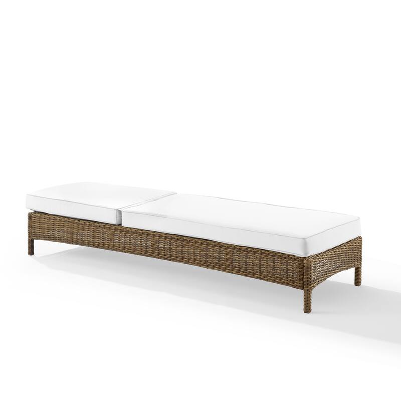 Crosley Bradenton Outdoor Wicker Chaise Lounge - Sunbrella