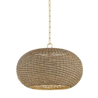 Hudson Valley Lighting 5525 Penarth 24" Wide Pendant with Woven