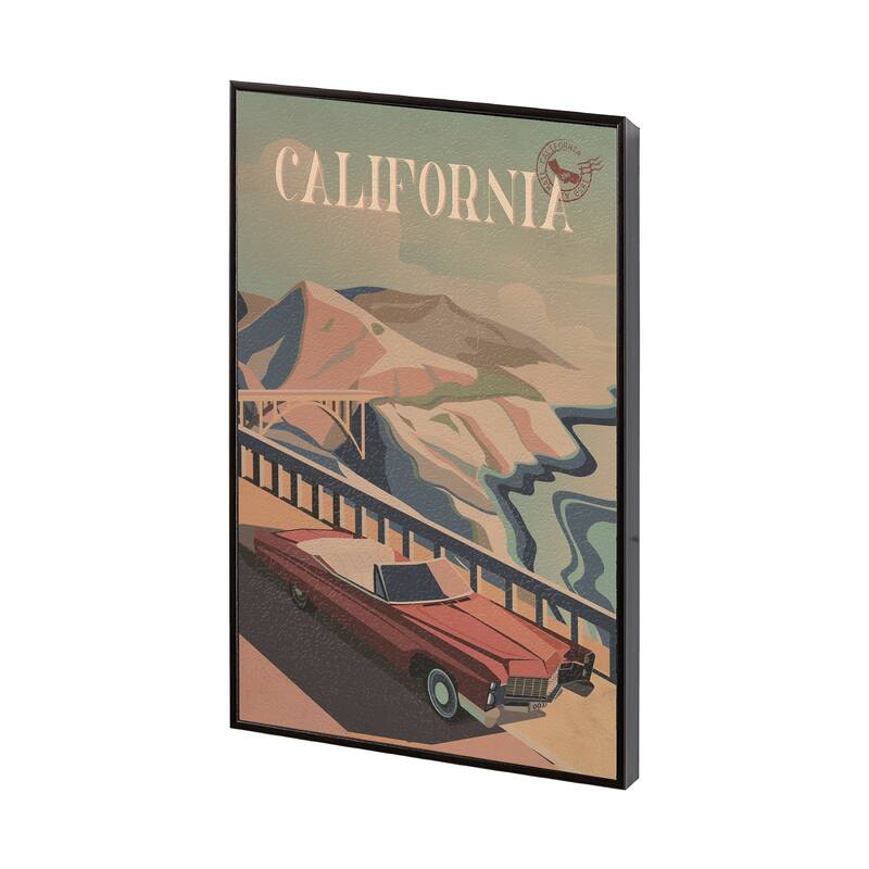 California "Go" Series Made To Order Canvas Art