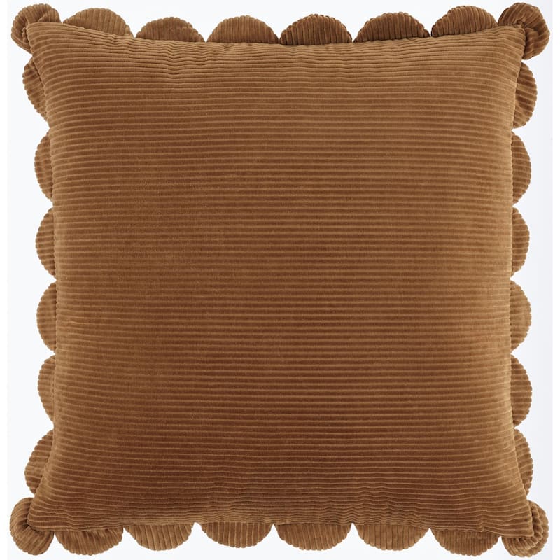 Livabliss Corduroy Quarters Modern Accent Pillow