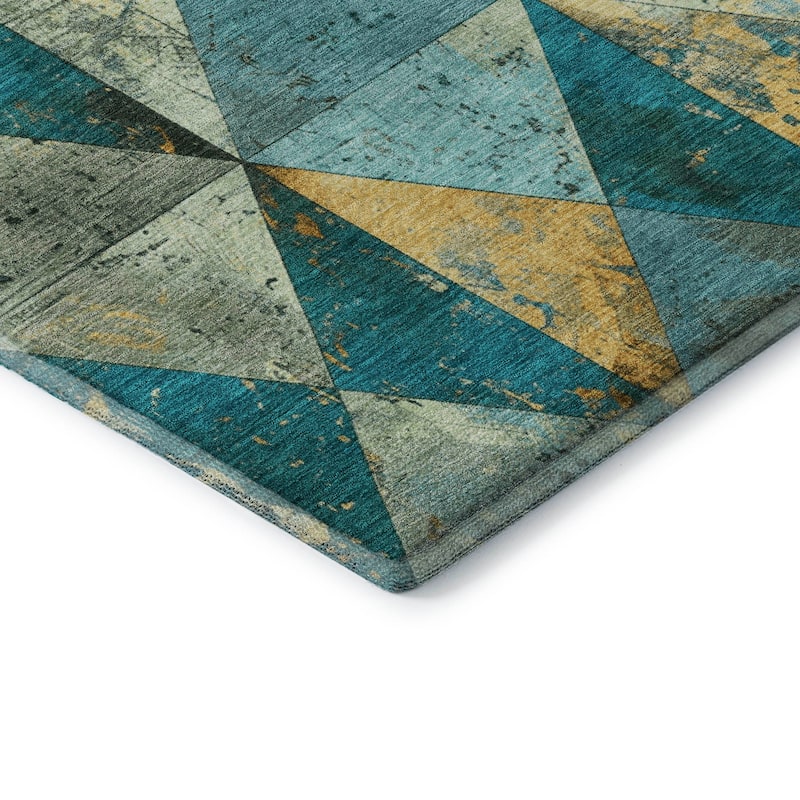 Premium Washable Super Soft Diamond Mosaic Mayfield Rug